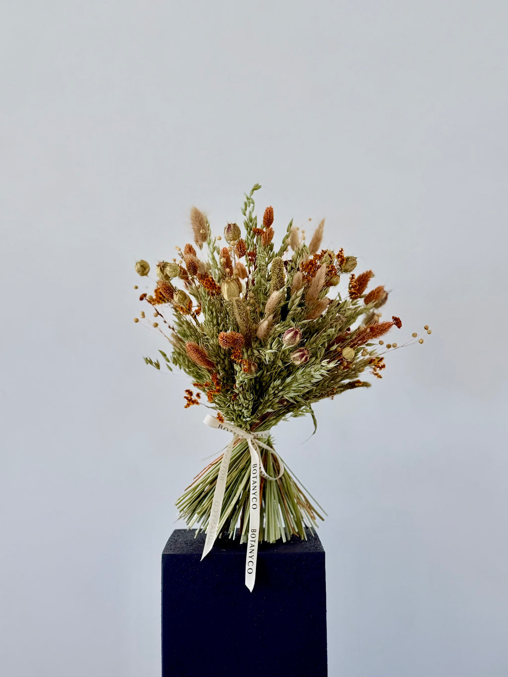 Ramo de Flor Seca & Preservada - Naranja y Ocre