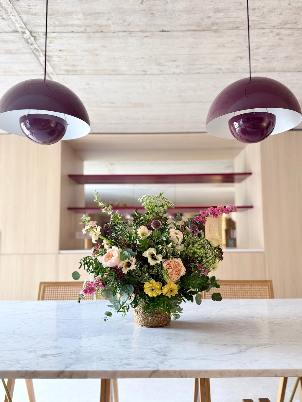 Cesta de Flor Fresca de temporada