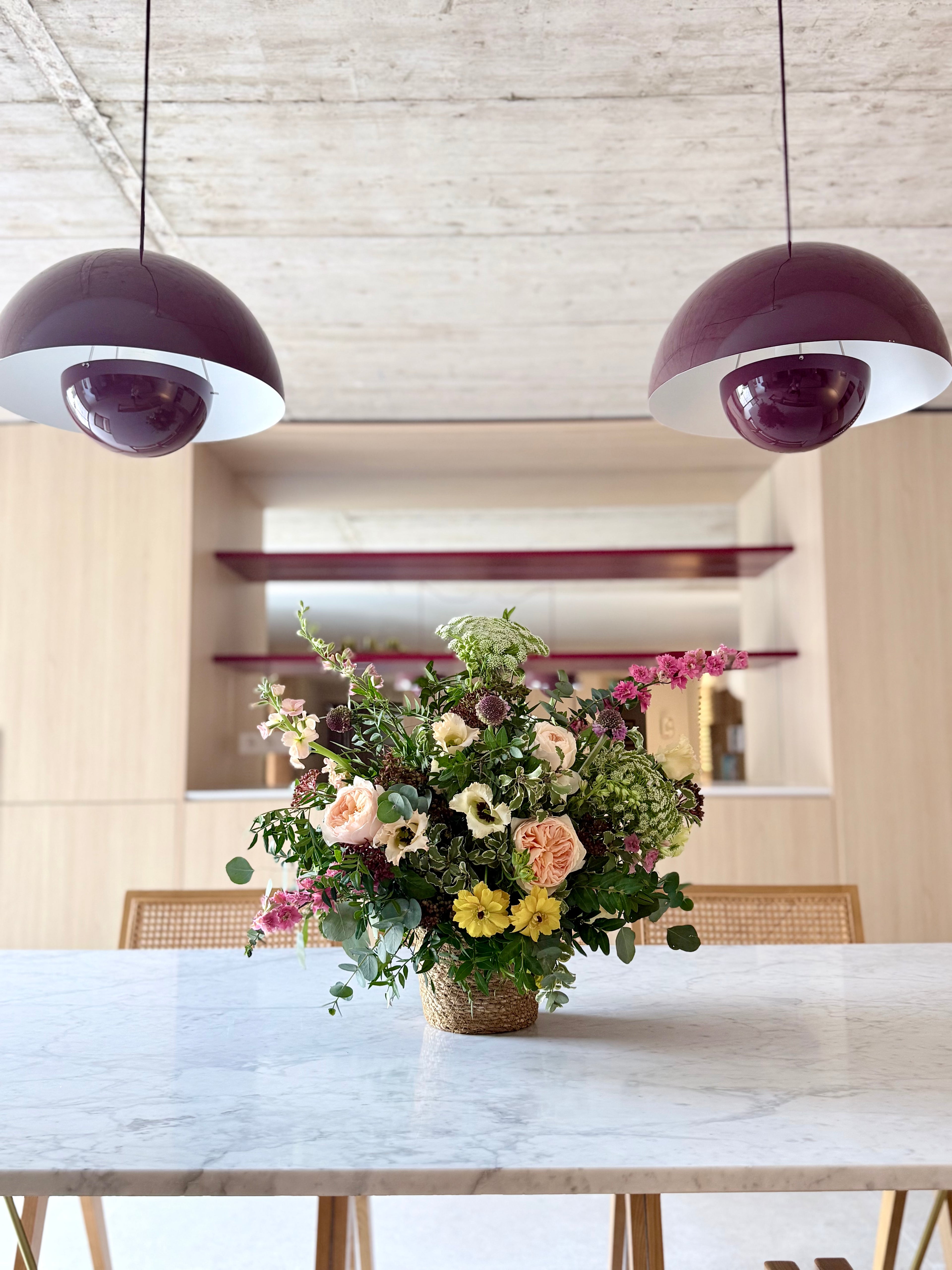 Cesta de Flor Fresca de temporada