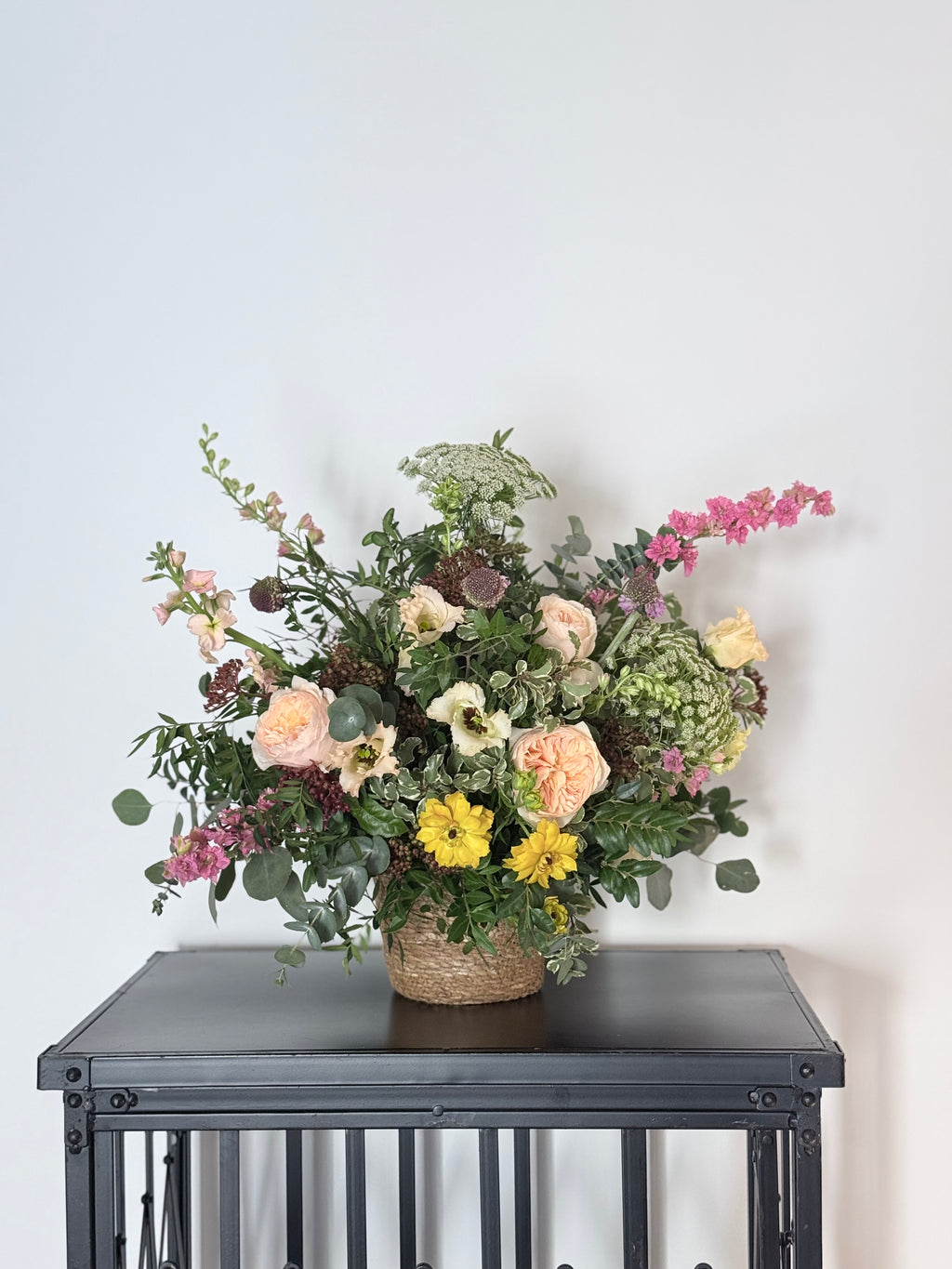 Cesta de Flor Fresca de temporada